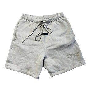 Essentials Fear Of God Mens Small Beige Sweat Shorts Casual Loungewear